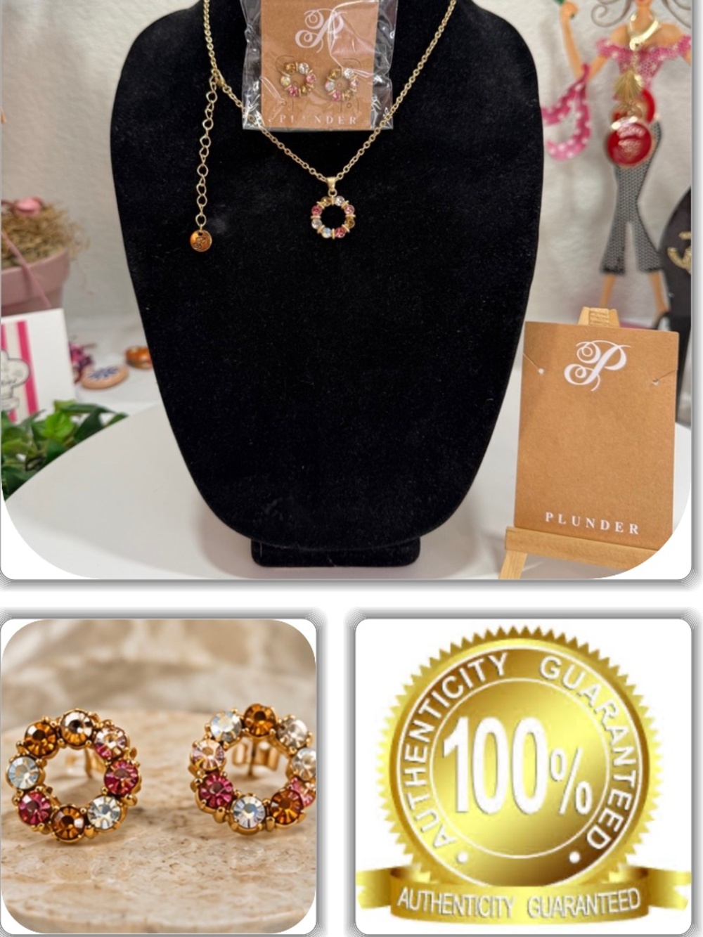 ECLECTIC-PLUNDER WREATH JEWELRY SET! (LOT 2)